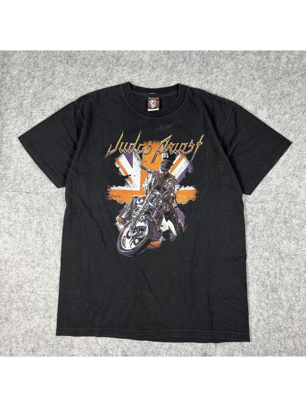 Vintage 2008 Judas Priest Testament Tour Double Sided Band T Shirt Size Large
